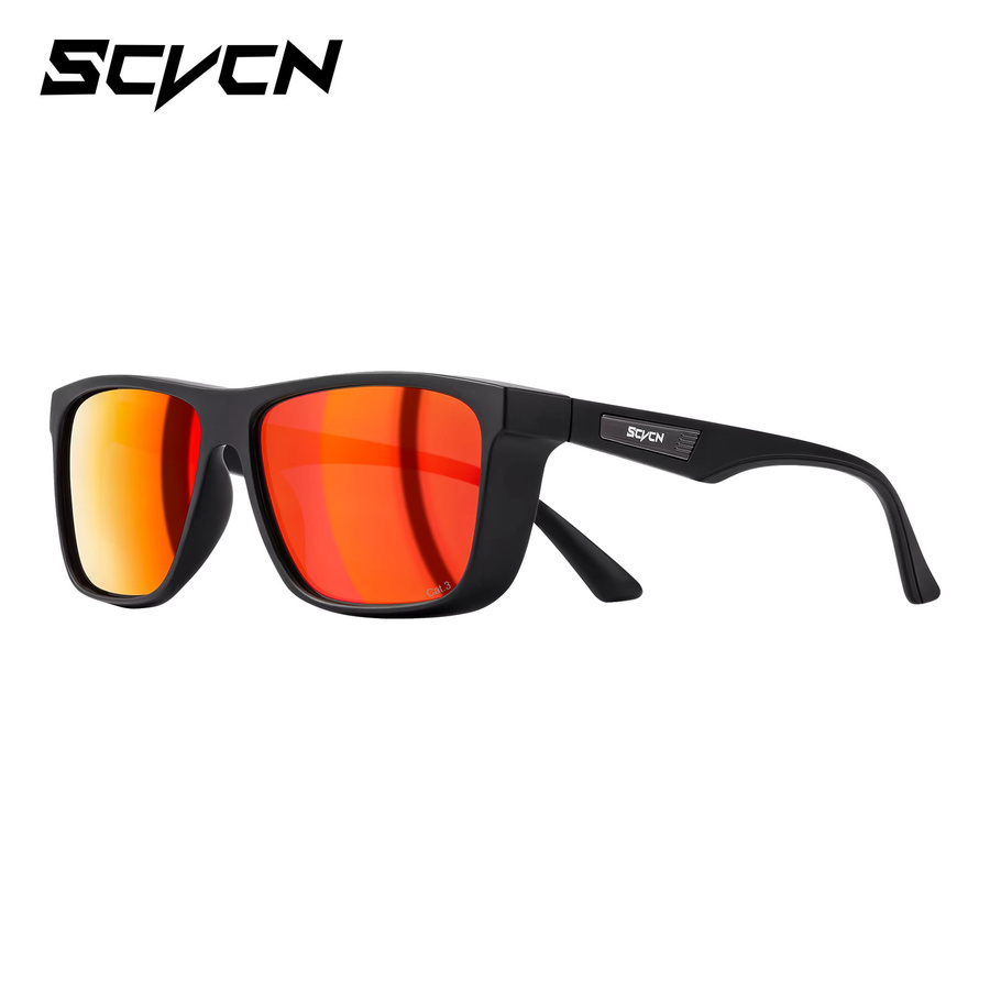 Scvcn Sonnenbrille, Vollrand, Kunststoff, schwarz, polarisiert - Bild 4