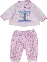 BABY born Schlafanzug in Rosa und Bunt für 43 cm Puppen Zubehör - Bild 1