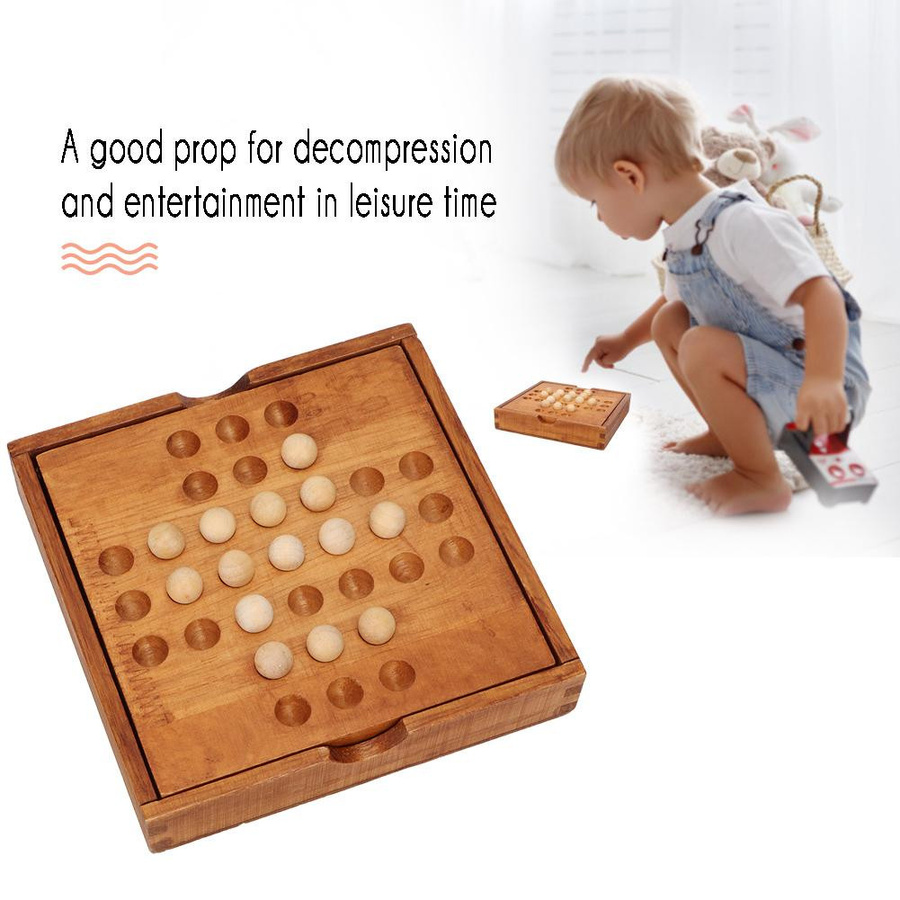 TOMTOP JMS Schach aus Holz Desktop Spielzeug - Bild 4