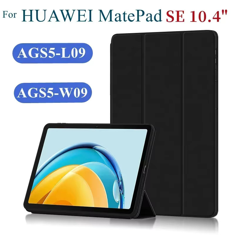 ZNOVAY Klapphülle für HUAWEI MatePad SE 10,4 Zoll 2022 (Modelle AGS5-W09, AGS5-L09) in Schwarz und Grün - Bild 2