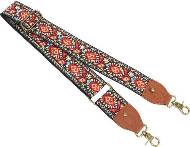 ZuiyouPet1 Retro Ethno Kameragurt aus gewebtem Polyester in Multicolour für Nacken und Schulter - Bild 1