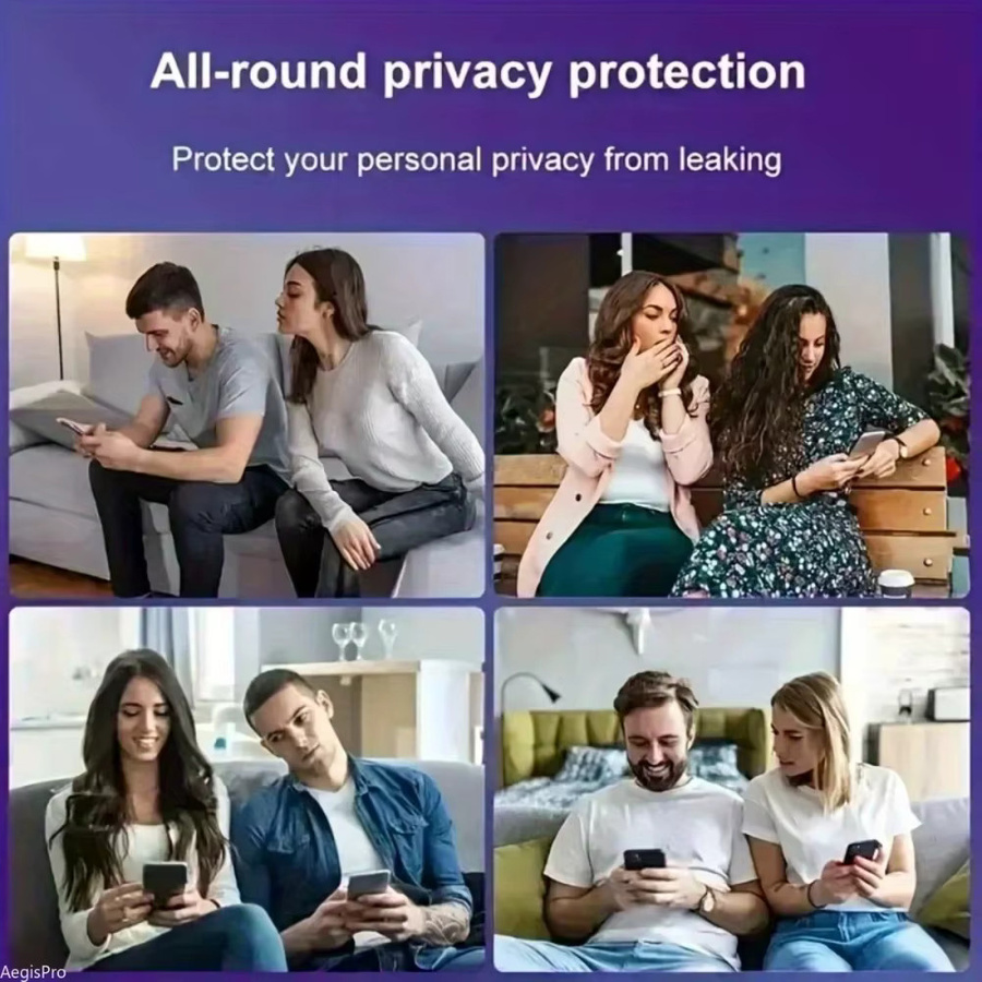 3er-Pack Anti-Spy Panzerglas Schutzfolie für Xiaomi 15 Ultra, 15 Pro, 15S Pro, 14T und 12 Lite, gehärtetes Glas mit 9H Härte und Anti-Fingerabdruck-Beschichtung, transparent - Bild 5