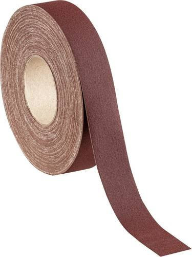 Rhodius SPBR 300573 Schleifband Körnung 240 für Metall und Holz, Farbe Braun, L x B: 50 m x 40 mm - Bild 1