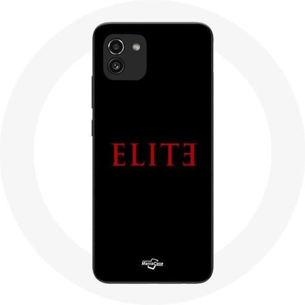Samsung Galaxy A03 Schutzhülle Elite Saison 5 mit rotem Logo in Schwarz - Bild 1