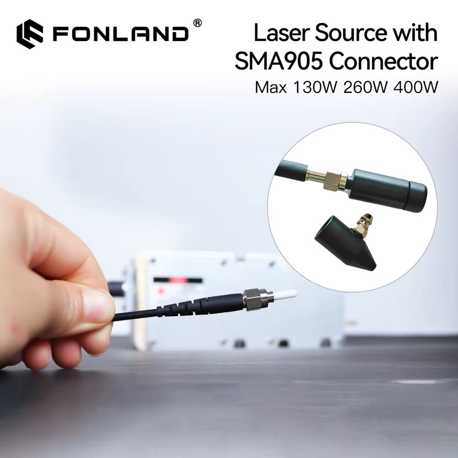 Fonland MAX Modifizierte Laserpumpe der 3. Generation mit Direktausgang und verbessertem Wasserkühlsystem für DIY-Schneiden von Metall und Holz (130/260/400W) - Bild 2