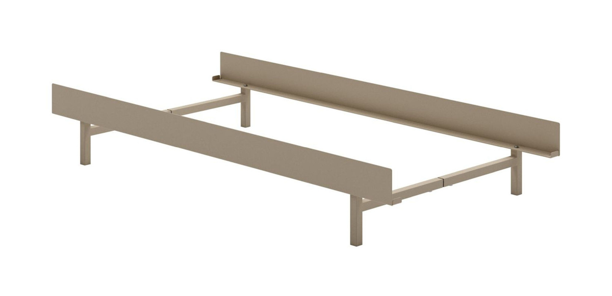 Moebe Bett aus Metall in Beige mit minimalistischem Design - Bild 2