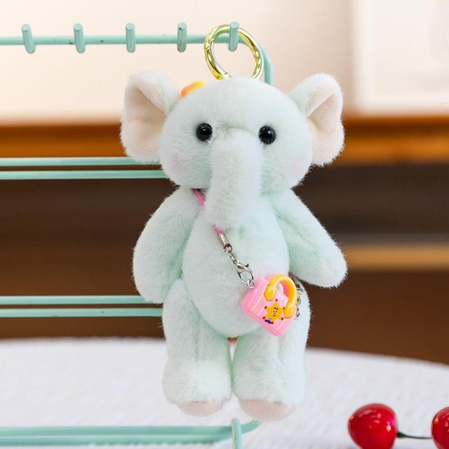 Discover Intime Elefant Rucksack Anhänger, Plüschtier, grün, ab 2 Jahren - Bild 1