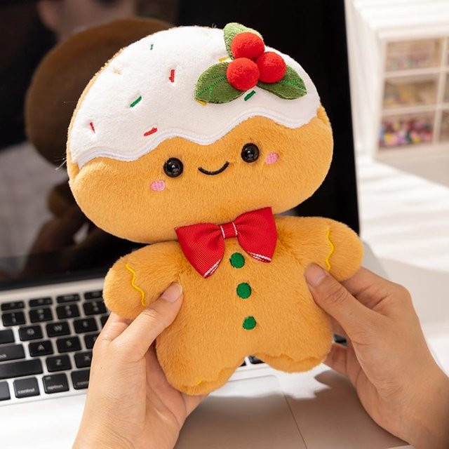 Yiran toy Kawaii Cartoon Weihnachts-Serie Plüschtier, Plüschpuppen Kissen - Bild 1