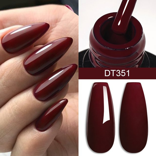 MEET ACROSS Gel-Nagellack, weinrot, 7 ml - Bild 1