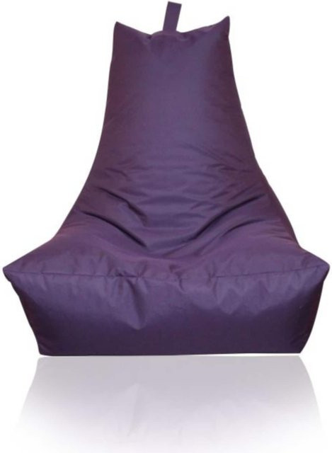 KINZLER Sitzsack Lounge-Sessel in Brombeere, wasserabweisend und outdoorfähig - Bild 1
