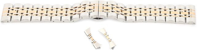Neoglint Uhrenarmband Edelstahl, 24 mm, Roségold, Unisex - Bild 1