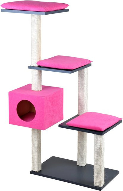 Silvio Design Stufenboy Cosy pink Melamin und Vlies modern - Bild 1