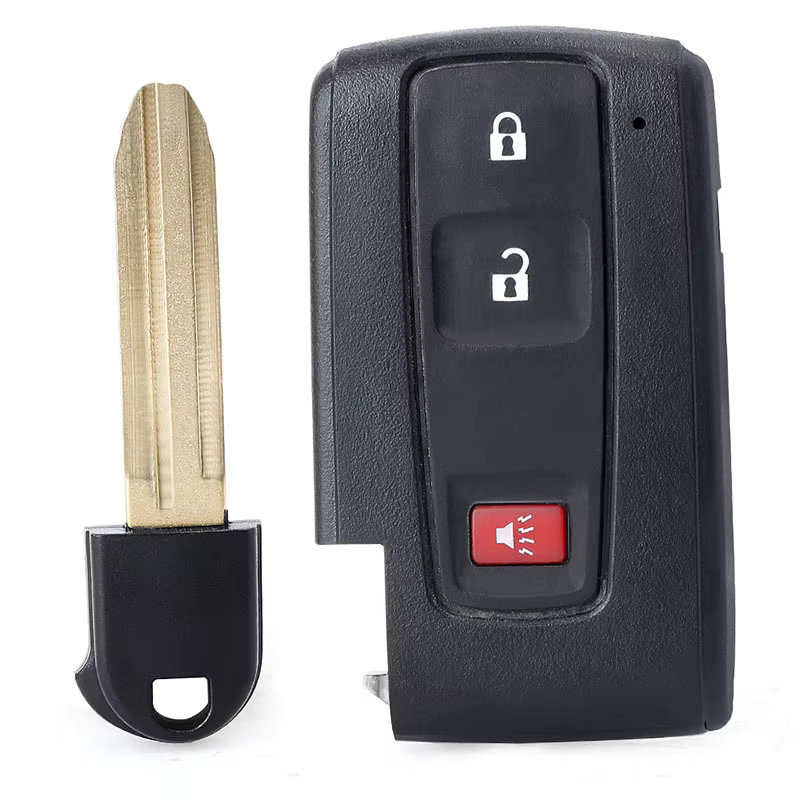 KEYECU Smart Keyless-Go Fernbedienungsschlüssel für Toyota Prius 2004 bis 2009, Farbe: Schwarz, 312MHz, FCC ID: MOZB21EG MOZB31EG - Bild 2