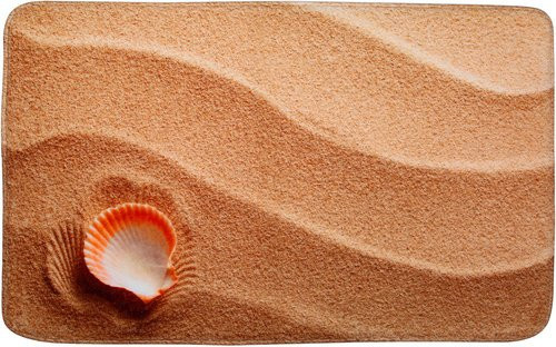 Sanilo Badteppich Clam in Beige, rutschfest und pflegeleicht, B/T: 80 x 50 cm - Bild 1