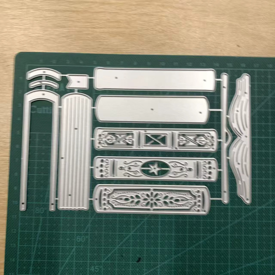 3D Metall-Stanzformen Vintage Buch für DIY Scrapbooking und Kartenherstellung in Silber - Bild 2