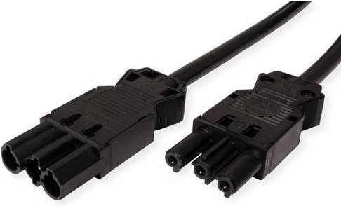Bachmann Spiralleitung H05VV-F 3G1,5mm² Schwarz 4,0m mit ISV Verriegelung - Bild 1