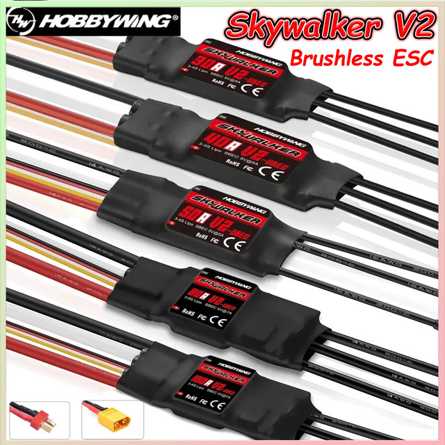 HOBBYWING Skywalker V2 Bürstenloser ESC Geschwindigkeitsregler UBEC - Bild 1