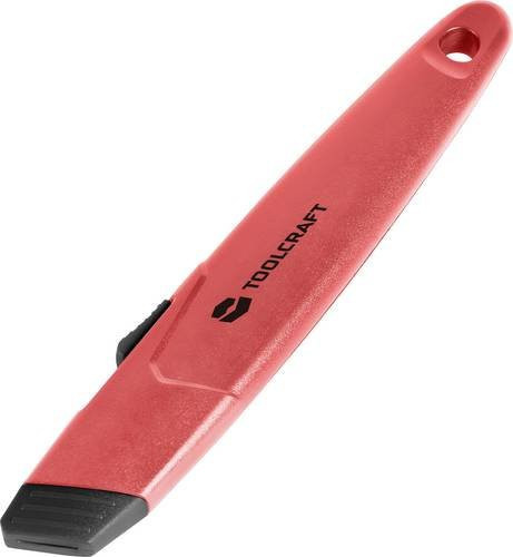 TOOLCRAFT Sicherheitsmesser mit Keramikklinge, rot, einziehbar - Bild 1