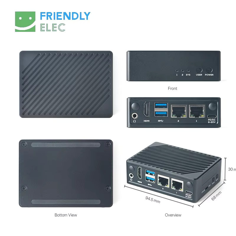 NanoPi M5 Open-Source Single Board Computer mit Rockchip RK3576 SoC, UFS 2.0 Modul, M.2 NVMe und WiFi Unterstützung - Bild 3