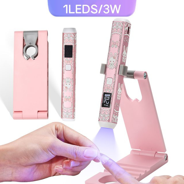 DianaBeauty 5-in-1 Kabellose Nagellampe, Pink, Unisex - Bild 1