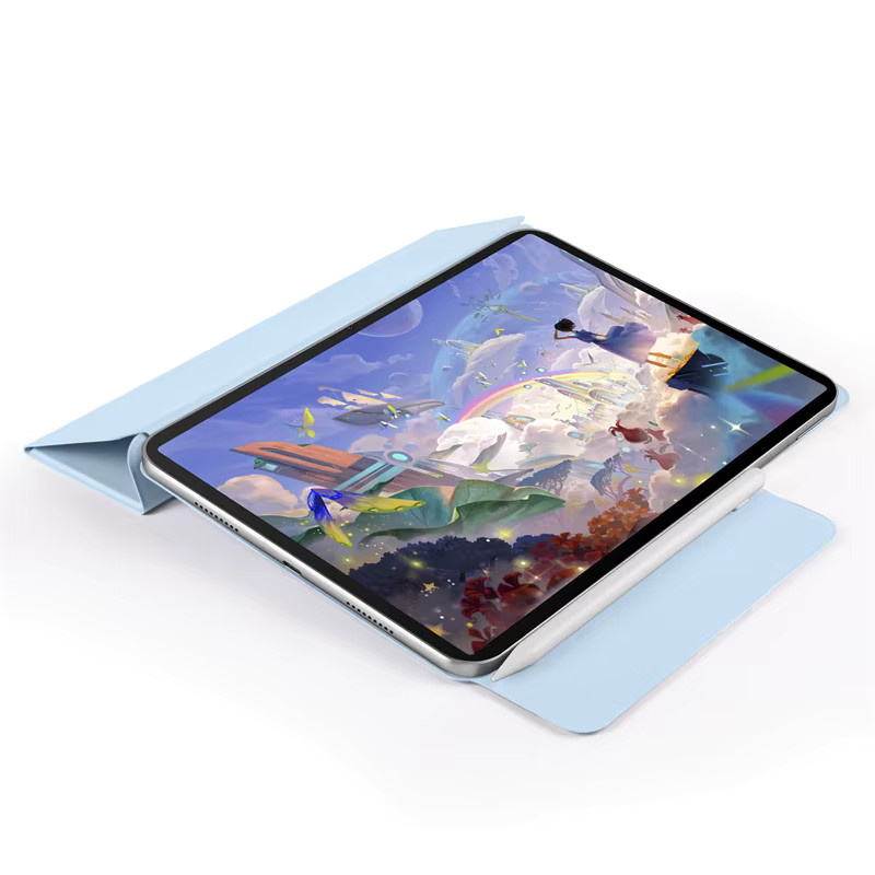 Ultra Slim Magnetische Abnehmbare Schutzhülle für Samsung Galaxy Tab S10 FE und Tab S9 FE 10,9 Zoll in Grau und Blau - Bild 2