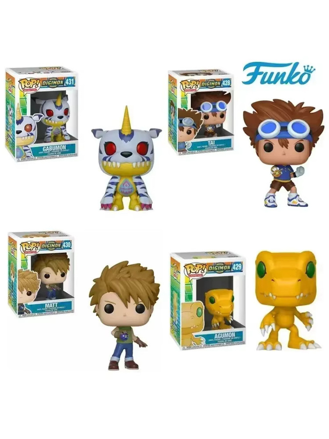 Funko Digimon Tai, Aguman, Gabumon, Actionfigur, Einzelfigur - Bild 3