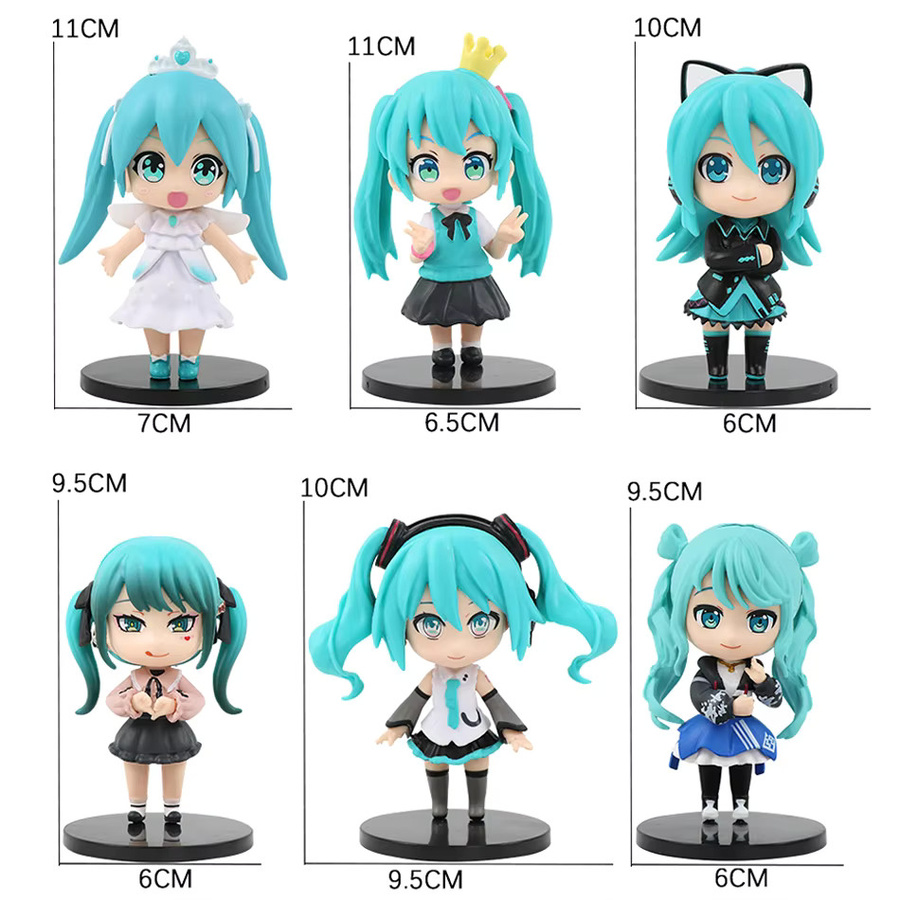 Bandai Hatsune Miku Q-Version Stehende Figur Blind Box Set, Katzenohren-Miku - Bild 2