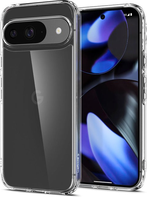 Spigen Ultra Hybrid Schutzhülle für Google Pixel 9 und Google Pixel 9 Pro, Transparent - Bild 1