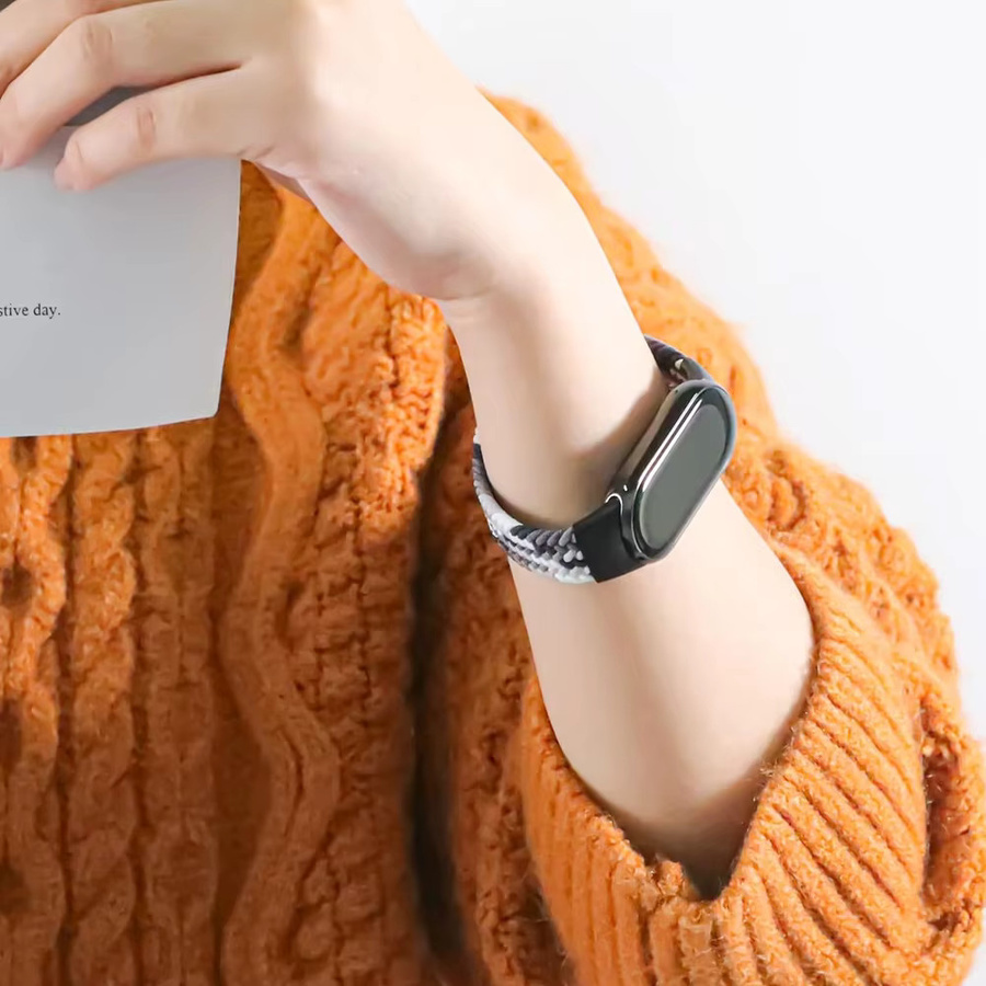 apband Uhrenarmband für Xiaomi Mi Band 9, Geflochtenes Armband, 2er-Pack - Bild 6