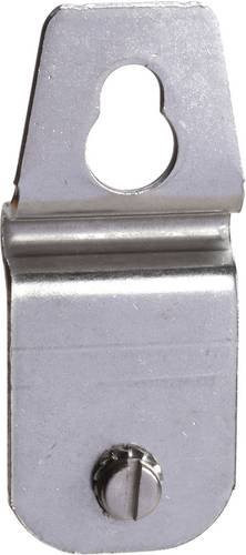 Schneider Electric NSYFCMX Wandhalterung aus Edelstahl in Silber, Breite: 75 mm, Höhe: 20 mm - Bild 1