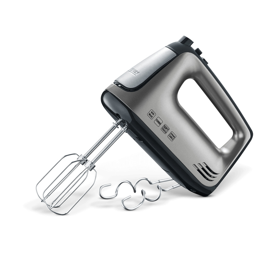 Severin Handmixer HM 3832 mit 400W in Grau und Edelstahl - Bild 2