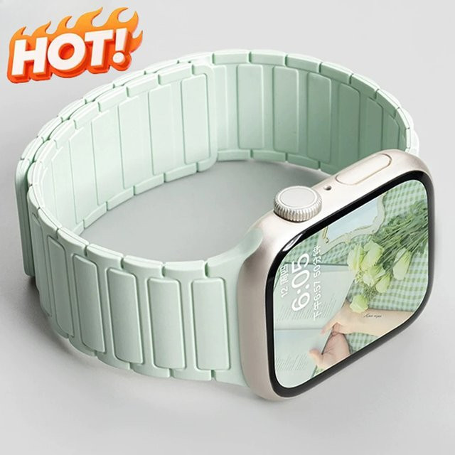 CHIICSMART Uhrenarmband Silikon, Magnetisch, Unisex - Bild 1