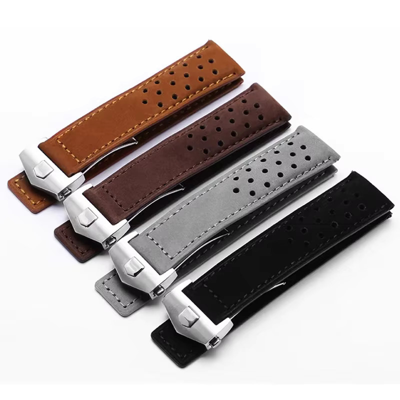 Carrera Uhrenarmband Rindsleder, Schwarz, Herren - Bild 2
