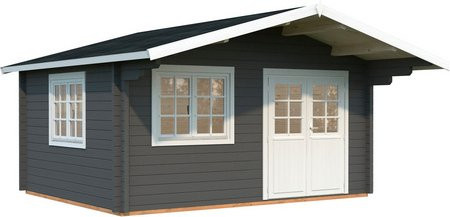 PALMAKO Gartenhaus Helena aus Fichte in Grau mit Satteldach und Fußboden, B/T/H: 514 x 524 x 285 cm - Bild 1