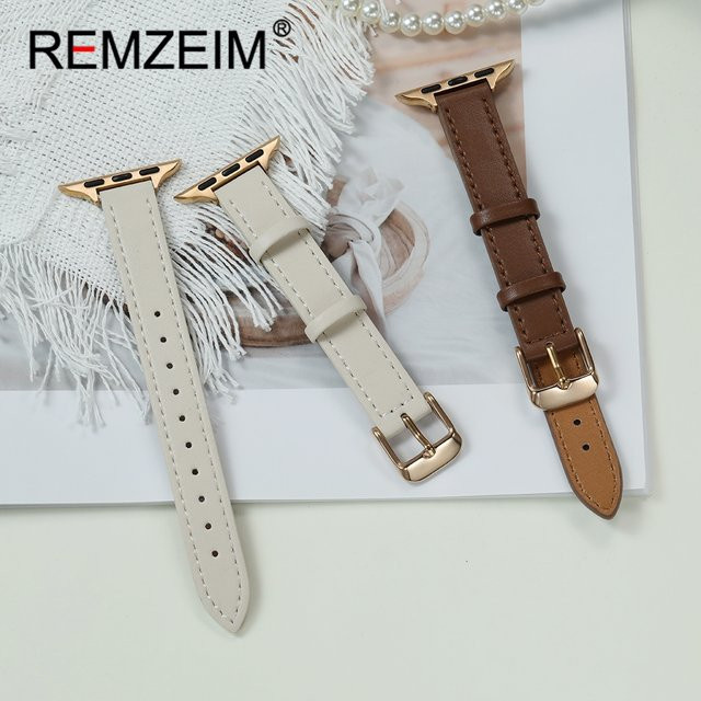 REMZEIM Uhrenarmband Leder, Damen - Bild 1