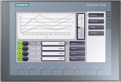 Siemens SIMATIC HMI KTP900 Dig.Industr. SPS-Displayerweiterung in Grau mit Ethernet/LAN - Bild 1