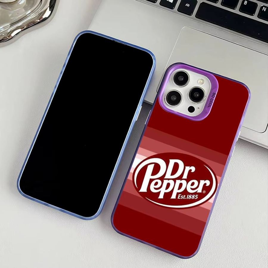 Cherry Drink D-Dr-P-Pepper Handyhülle für iPhone 11 12 13 14 15 16 Pro Max Plus mit Protect Plating - Bild 3