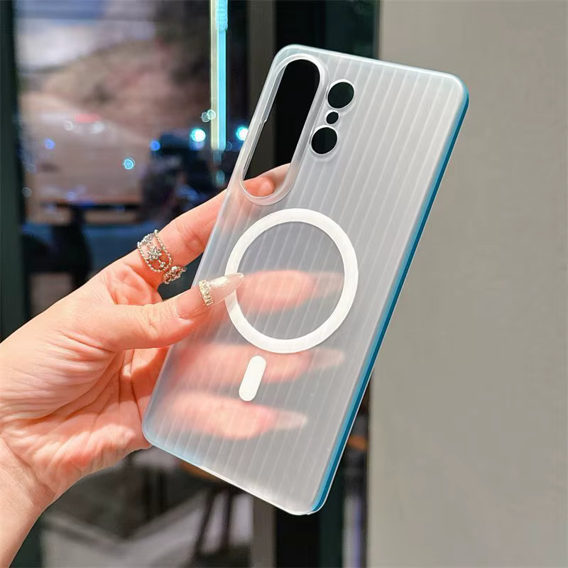 Transparente 3D Koffer-Hülle für Samsung Galaxy S26 Ultra Plus S25 S24 mit Magnetischer MagSafe Funktion und rutschfestem Schutz - Bild 2