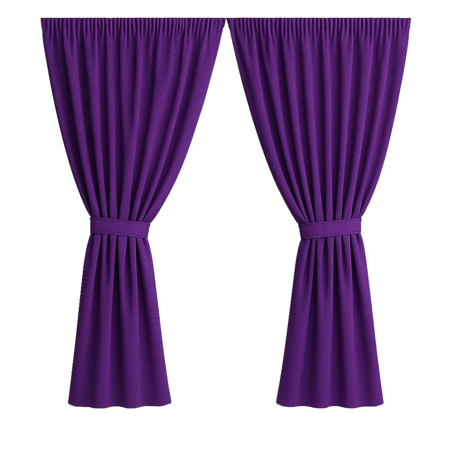 Setgarden Outdoor Vorhang für den Balkon, 1 Stück, Violett, B: 155 cm, H: 200 cm - Bild 2