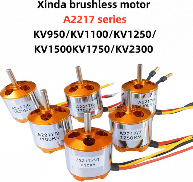 XXD A2217 Serie Bürstenloser Motor für RC-Flugzeug-Starrflügeldrohnen - Bild 1