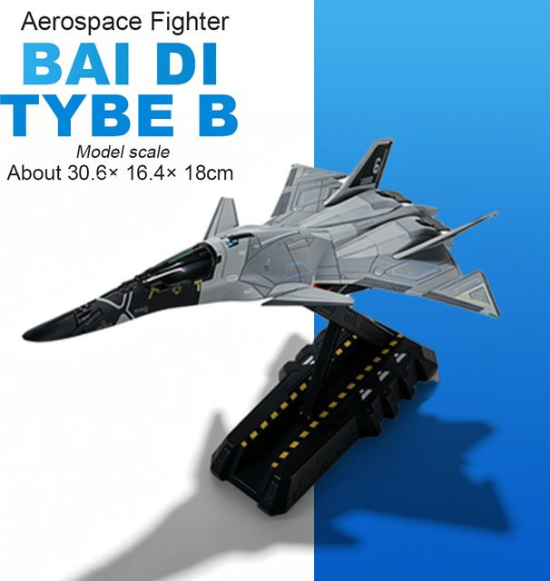 BaiDi Luft- und Raumfahrtträger-Flugzeugmodell, Maßstab 1:72, Metall - Bild 1