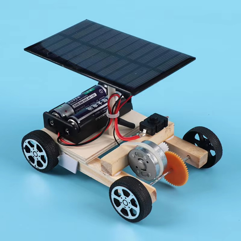 GUEN DIY Solar-Auto-Bausatz, Fahrzeuge, Holz, Bunt / Mehrfarbig - Bild 2