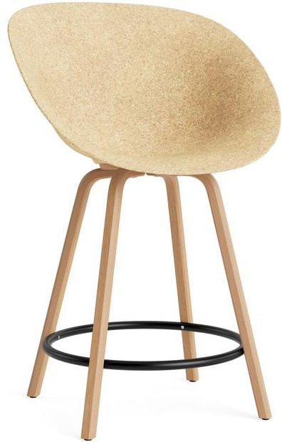 Normann Copenhagen Mat Bar Armlehnstuhl aus Buche und Hanf in Beige - Bild 1