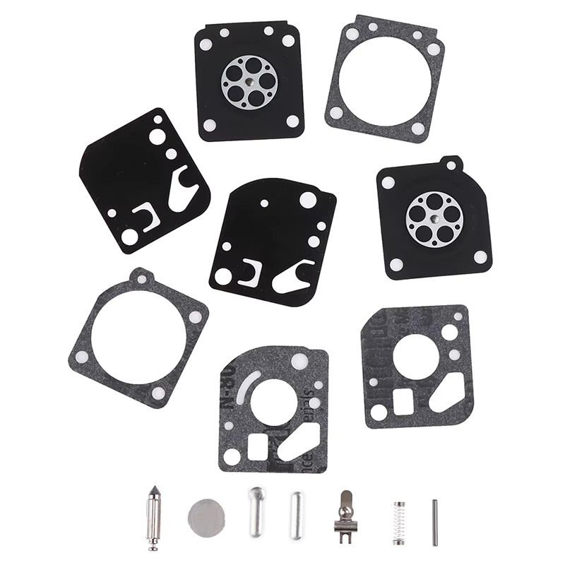 Ryobi Vergaser Reparaturset 15-teiliges Rebuild Kit für RB-29 26cc und 30cc Trimmer in Schwarz - Bild 3