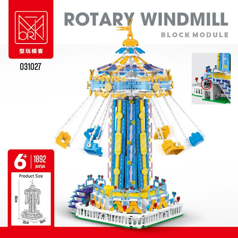 Linyi toy Bausteine Freizeitpark Gebäude 1892 Teile bunt - Bild 2