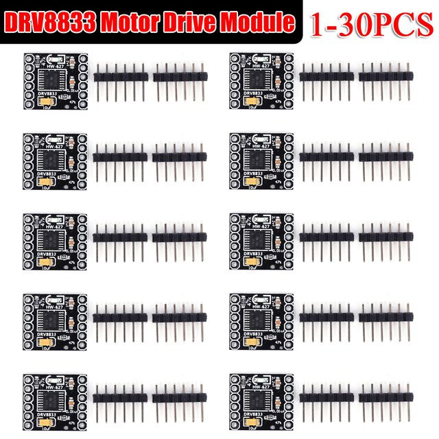 DRV8833 Motorantriebsmodul Dual H-Bridge DC Getriebemotor Treiber Controller Board DIY Kit in Schwarz - Bild 1