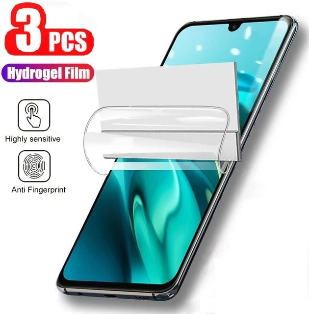 3er Pack Hydrogel Display Schutzfolie für Vivo Y03 Y03t Y18 Y18E Y18S Y18t Y18i Y19S Y28 Y28e Y28s Y29 Y36c 4G 5G transparent - Bild 1