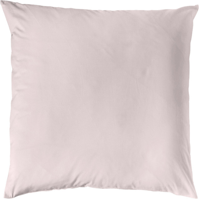 Decoper Mako-Satin Kissenbezug aus 100% Baumwolle in Rosa, B/H: 80 x 80 cm - Bild 1