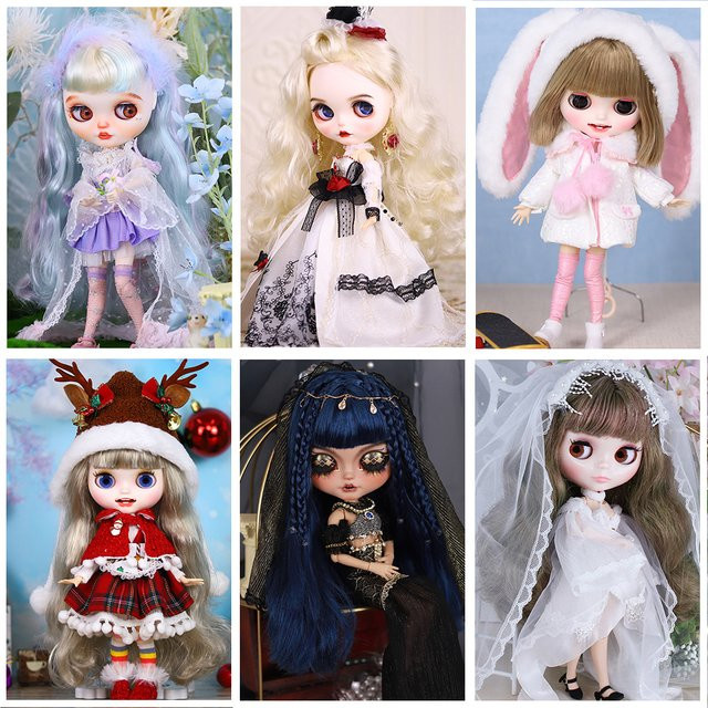 ICY DBS Blyth Puppe, Prinzessin Kleid, 1/6 Gelenkkörper, Freizeitkleidung - Bild 1