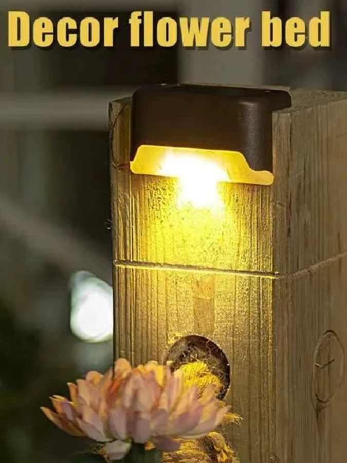 Heinast Solar LED Gartenleuchten Wasserdicht für Terrasse und Treppen in Schwarz mit Warmweißem Licht - Bild 6